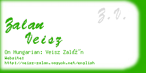 zalan veisz business card